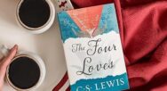 the book cover Four Loves and two cups of coffee