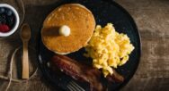 egg breakfast on a plate